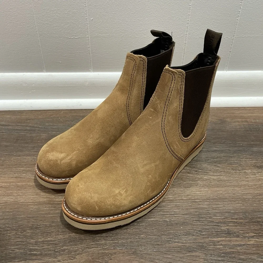 Red Wing Hawthorne Classic Chelsea Boot Men's Sz 9 Leather Suede